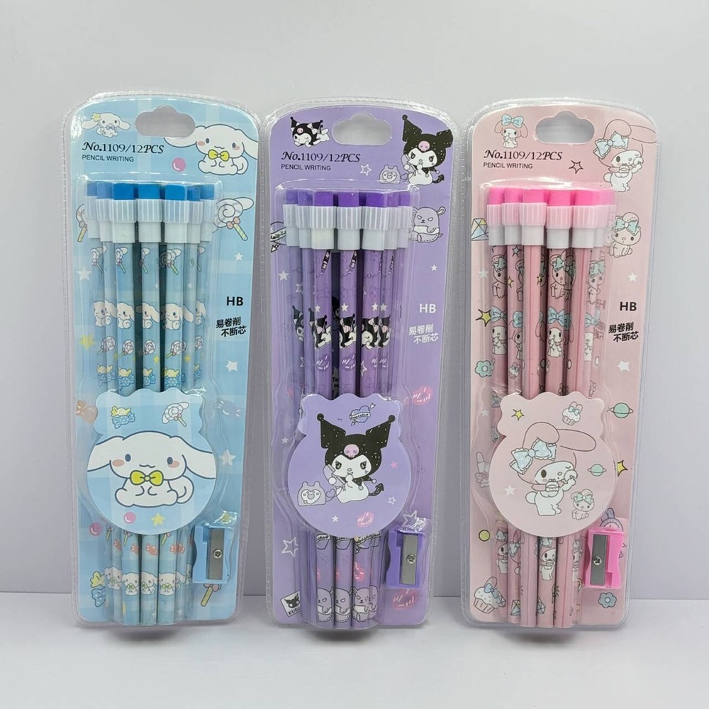 36 pcs sanrio characters pencils
